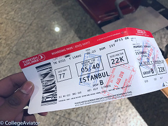Review of Turkish Airlines flight from Mumbai to Istanbul in Economy